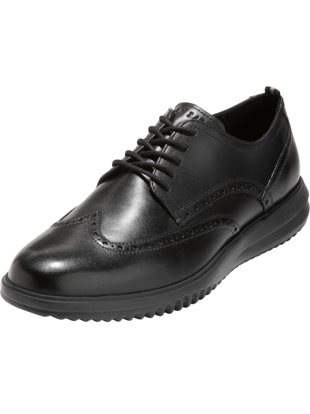 Cole Haan Black Leather Men's, Grand+ Wingtip Oxford Size 12M